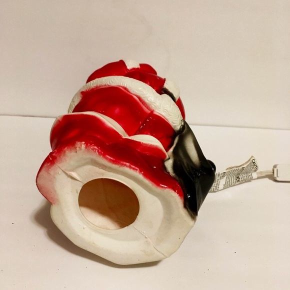 Vintage 1968 Empire Plastics Lighted Tabletop Santa Claus...